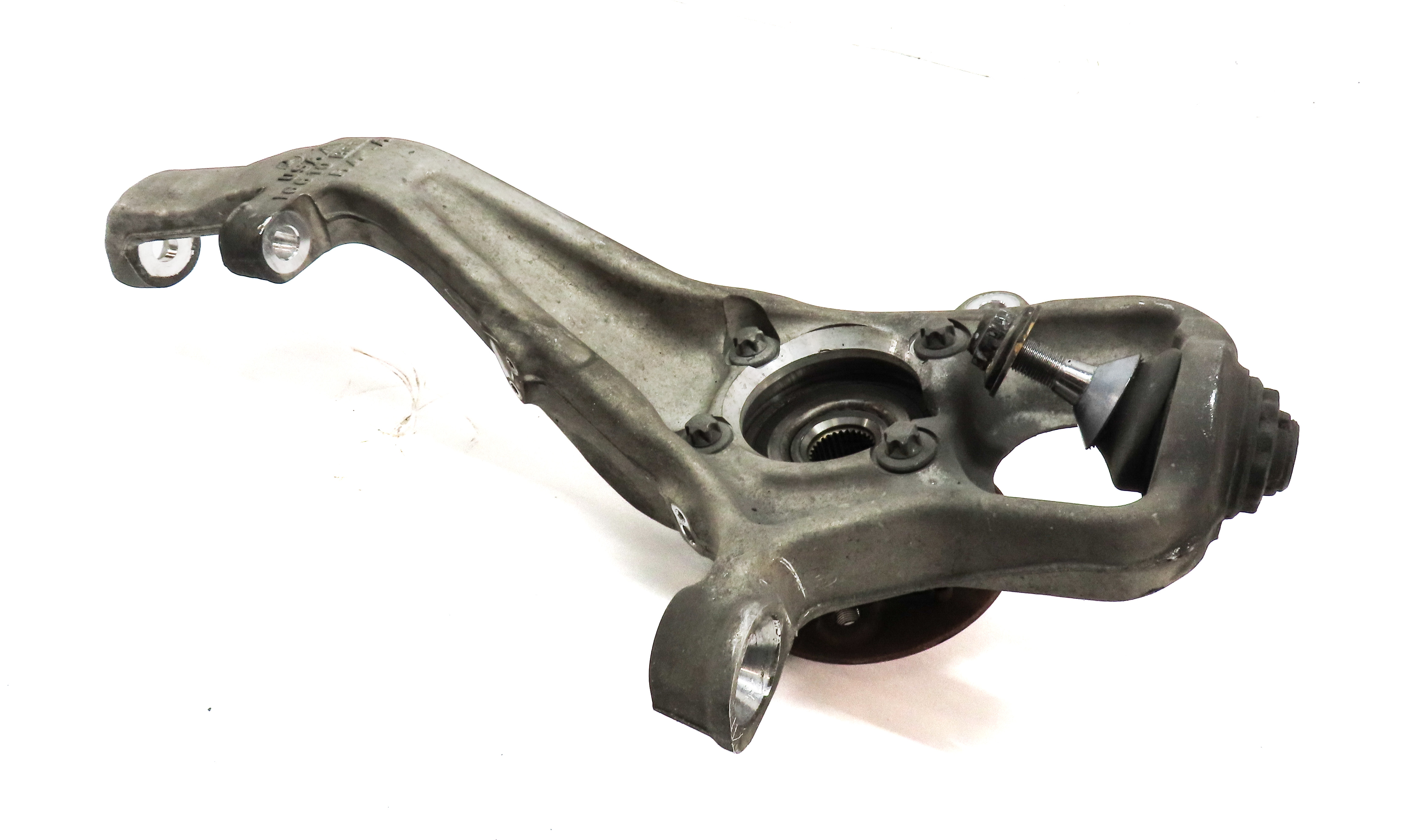 12-19 MERCEDES GL350 GL550 ML350 ML550 (W166 X166) RIGHT FRONT SPINDLE KNUCKLE — exact item pictured